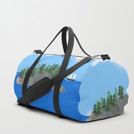 Sailing in Maine Duffle Bag