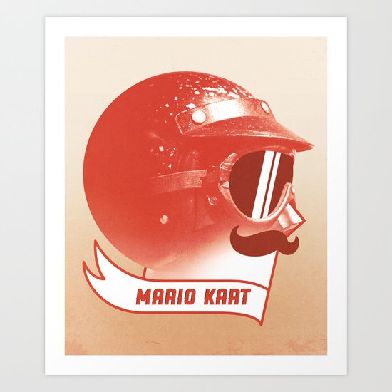 Mario Kart Art Print