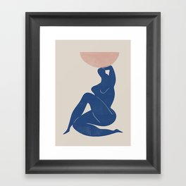 Woman Figure with Vase / Neo Classical  Framed Art Print