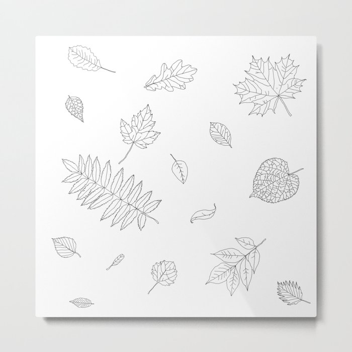 Autumn leaves Metal Print