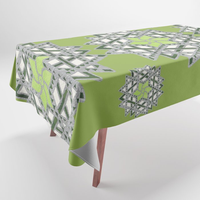 Ishwarya kolam - geometric mandala Tablecloth