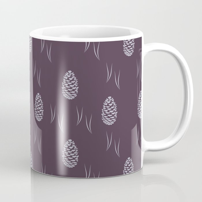 Pinecones (Autumn Purple) Coffee Mug