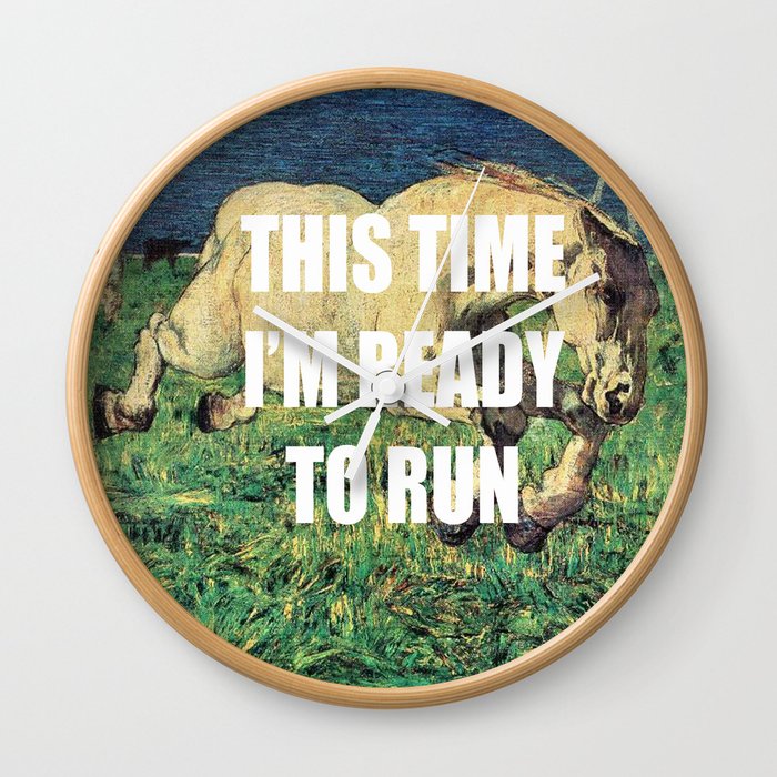Ready to Gallop Wall Clock