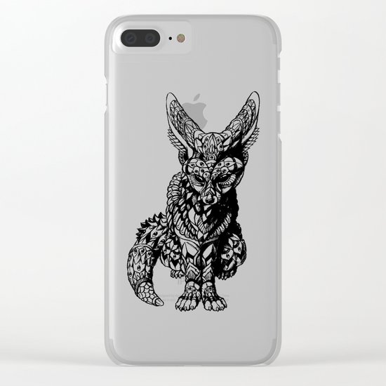 Fennec Fox Clear iPhone Case