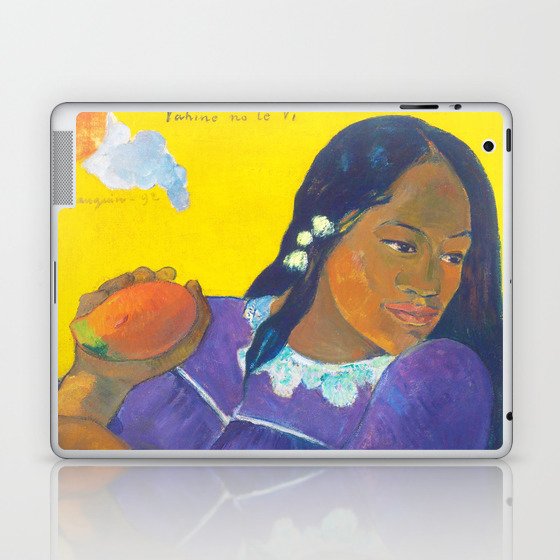 Paul Gauguin "Vahine no te vi (Woman with a Mango)" Laptop & iPad Skin