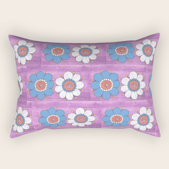 Flowers Rectangular Pillow