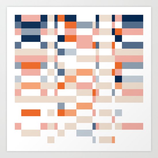 Connecting lines 4. Art Print