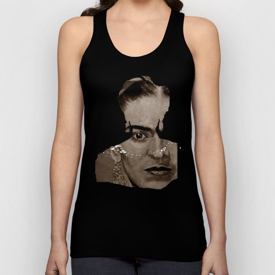 FRIDA - SHIRT version - sepia Unisex Tank Top
