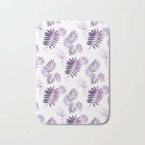Purple Tropics Bath Mat