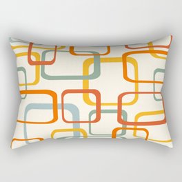 midcentury squares 1 Rectangular Pillow
