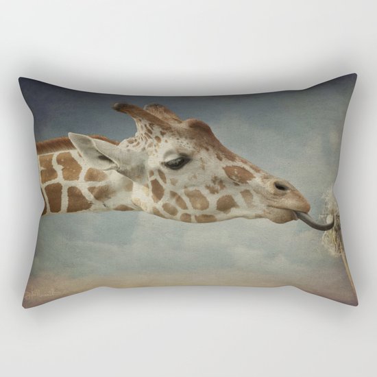 Cute baby Giraffe Rectangular Pillow