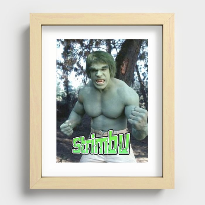 Strimbu Hulk Recessed Framed Print