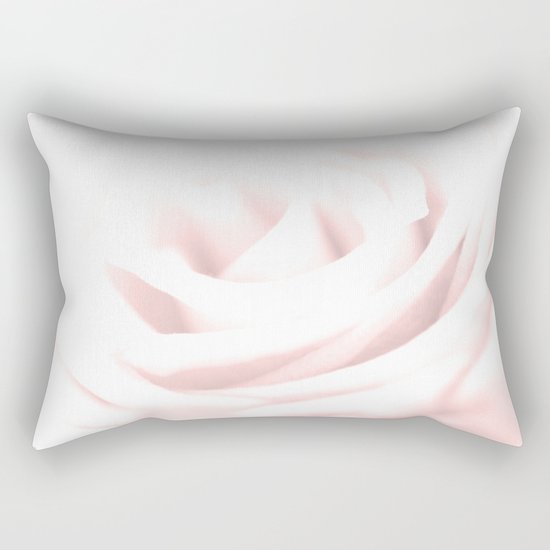 GENTLENESS #2 - Rose in Rose Quartz #decor #art #society6 Rectangular Pillow