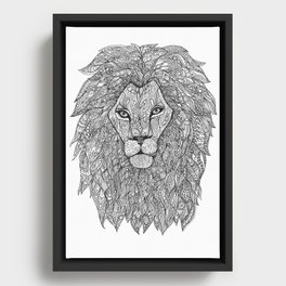 Brother Lion Framed Canvas