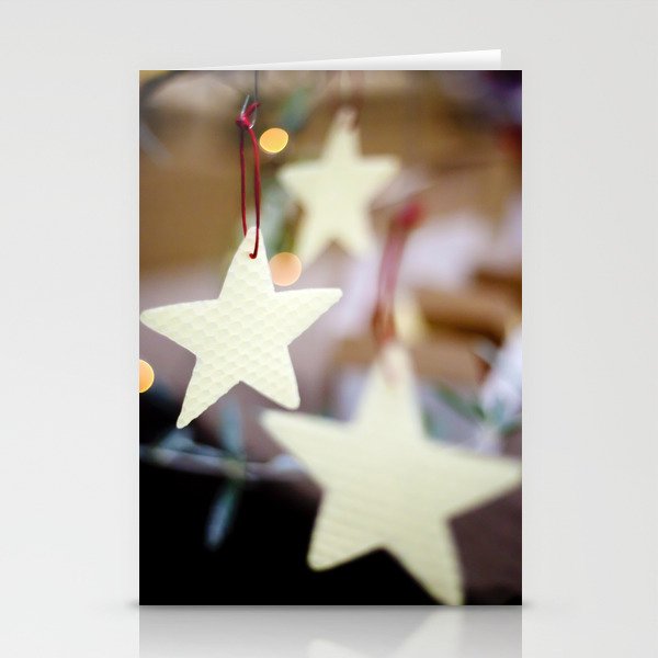 Christmas Stars Stationery Cards