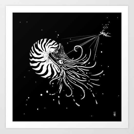 Nautilus Dominus Art Print