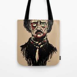 Edgar Allan Poe Zombie Tote Bag