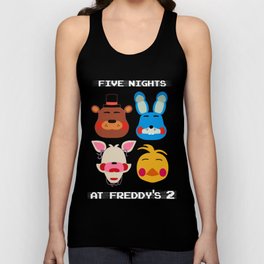 Abstract FNAF 2 Unisex Tank Top