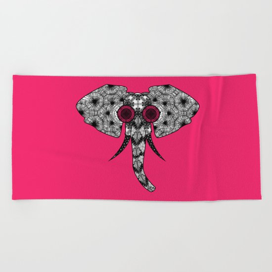 Elefunk Beach Towel