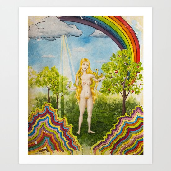 The Temptation of Eve Art Print