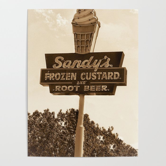 Sandy's - Austin,Texas Poster