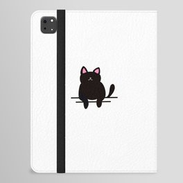 black cat iPad Folio Case