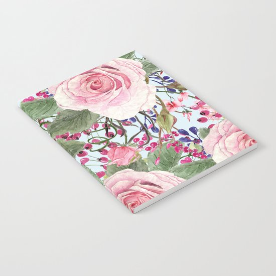 Watercolor Roses #2 Notebook