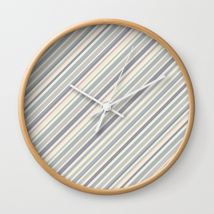 Just Stripes 5 Wall Clock