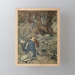 Art by Arthur Rackham for "Irish Fairy Tales," 1920 Framed Mini Art Print