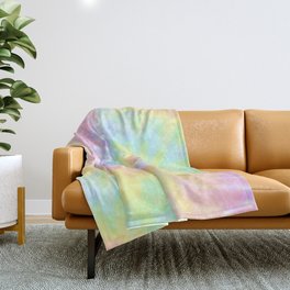 Rainbow Tie Dye  Throw Blanket