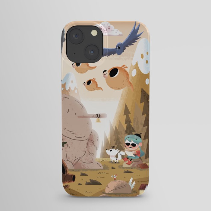 There's A Great Big World Out There! iPhone Case