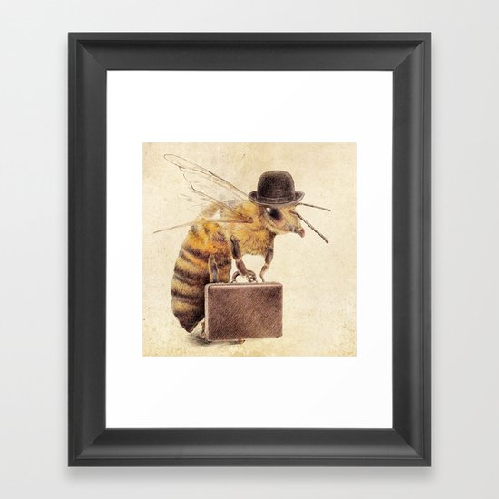 Worker Bee Framed Art Print