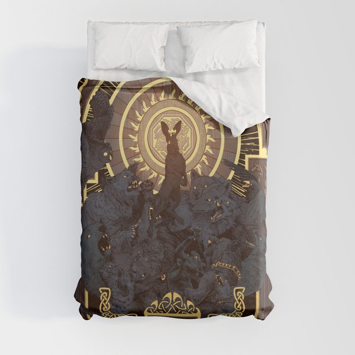 First They Must Catch You Duvet Cover