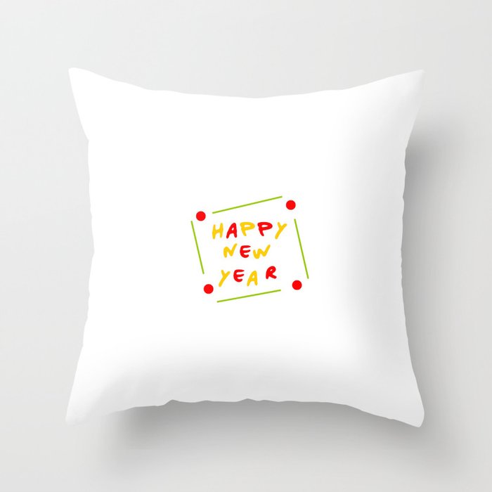 Happy new year 20 Throw Pillow