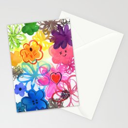 rainbow cuteness Stationery Card