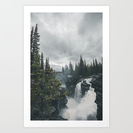 Athabasca Falls Alberta | Landscape Photography | Canada Art Print