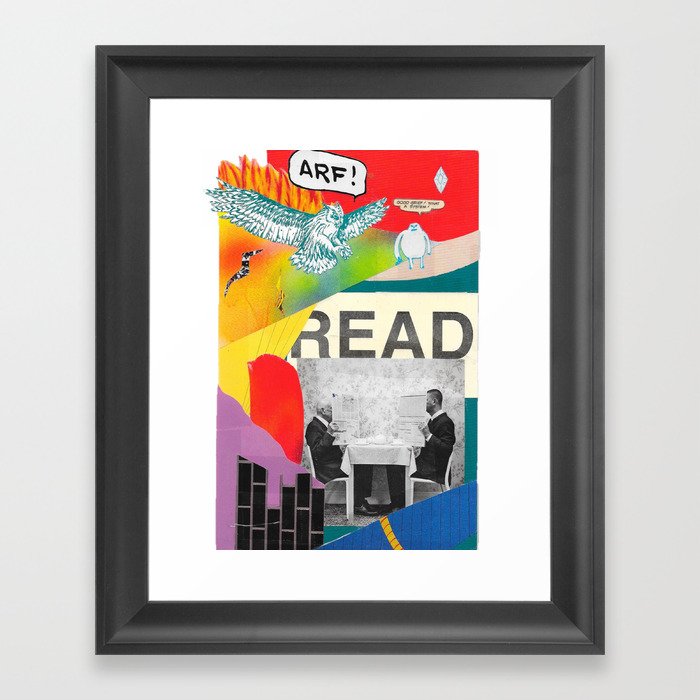 READ Framed Art Print