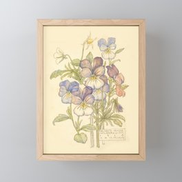 Charles Rennie Mackintosh "Flowers & Plants" (3) Framed Mini Art Print