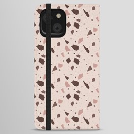 Abstract Terrazzo Granite Seamless Pattern iPhone Wallet Case