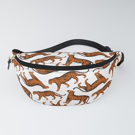 Tigers (White and Orange) Fanny Pack