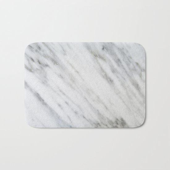Carrara Italian Marble Bath Mat