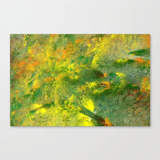 easy green and a live Canvas Print