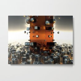 The Fractals of the Future 3D Modeling Metal Print | Fractal, Graphicdesign, Abstract, Dimensional, Mech, Engineering, Mechanical, Building, Mechanicalengineer, Dimensions 