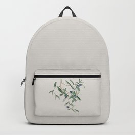 Olea Europaea - Black Olive Backpack | Tree, Botanic, Peace, Oleaeuropaea, Olivebranch, Victory, Horticulture, Oliveoil, Flower, Olea 