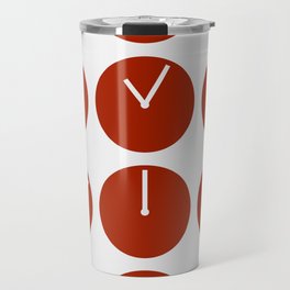 Minimal clock collection 15 Travel Mug
