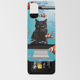 Snoki Black Cat - Computer Clownfishes Fantasy Future Design Android Card Case