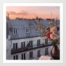 PARIS (vol.1) | Parisian | France | Europe | beautiful buildings | street | glitter | shiny | bling  Art Print