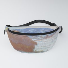 Claude Monet - Stack of Wheat (Snow Effect, Overcast Day).jpg Fanny Pack