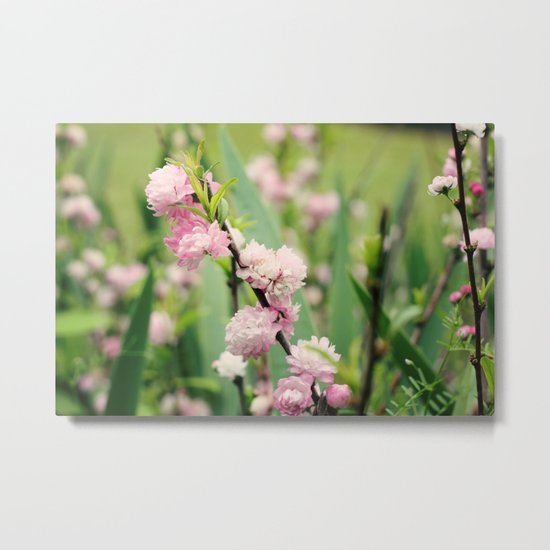 The Best Things in Life are Pink Metal Print