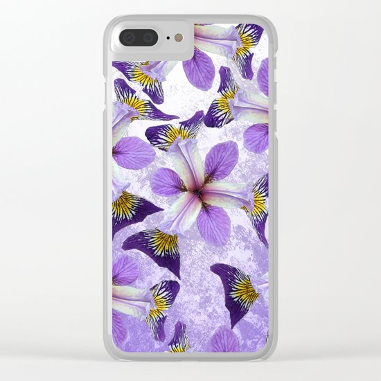 In the eye of the Iris Clear iPhone Case